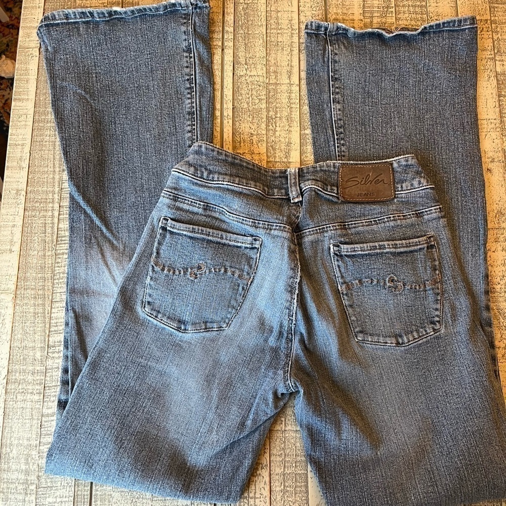 Silver Western Glove Works Jeans